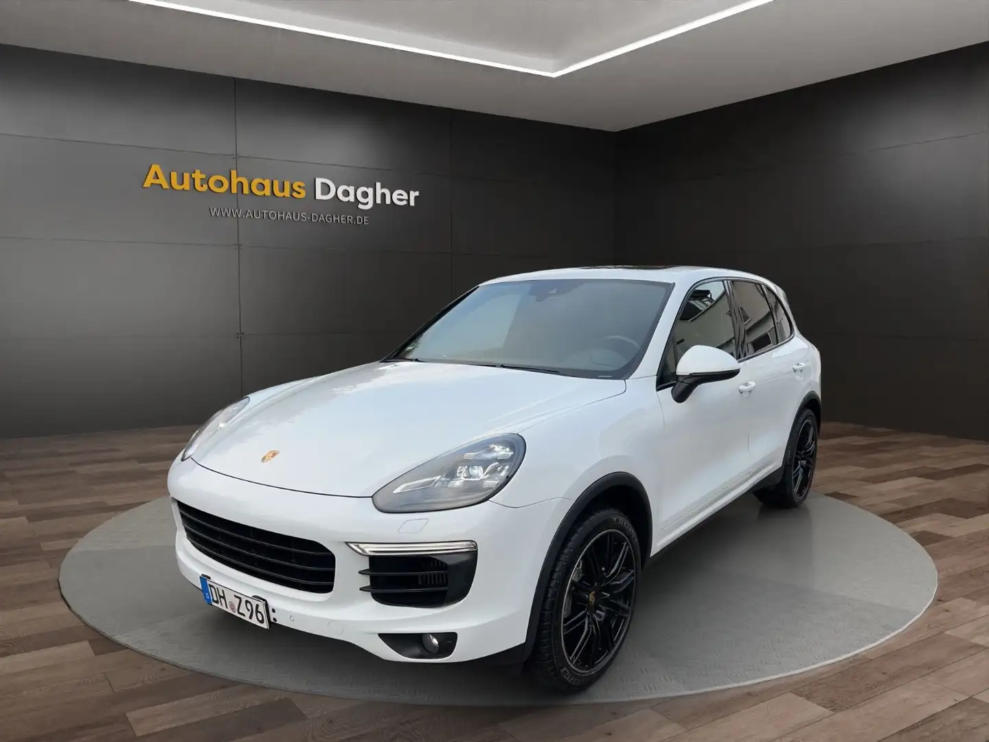 Porsche Cayenne 4.2L S Diesel  Sport Design Scheckheft Blanc - 1