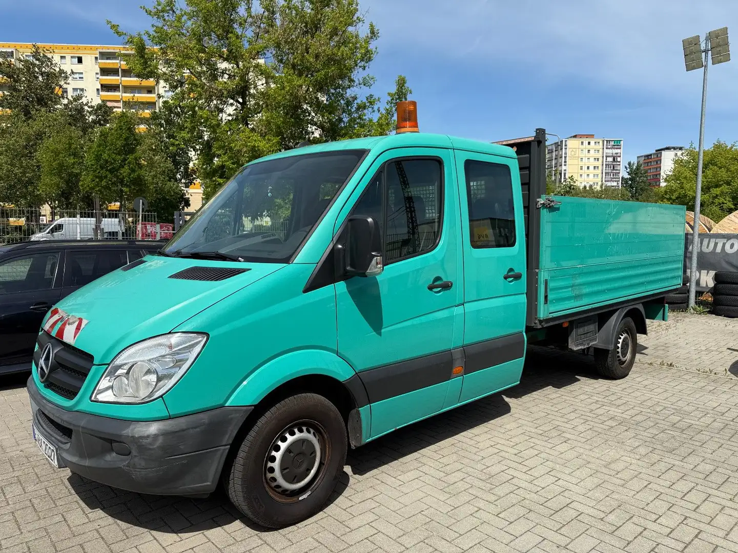 Mercedes-Benz Sprinter II PritscheDoKa 310 FINANZIERUNG MÖGLCH Groen - 1