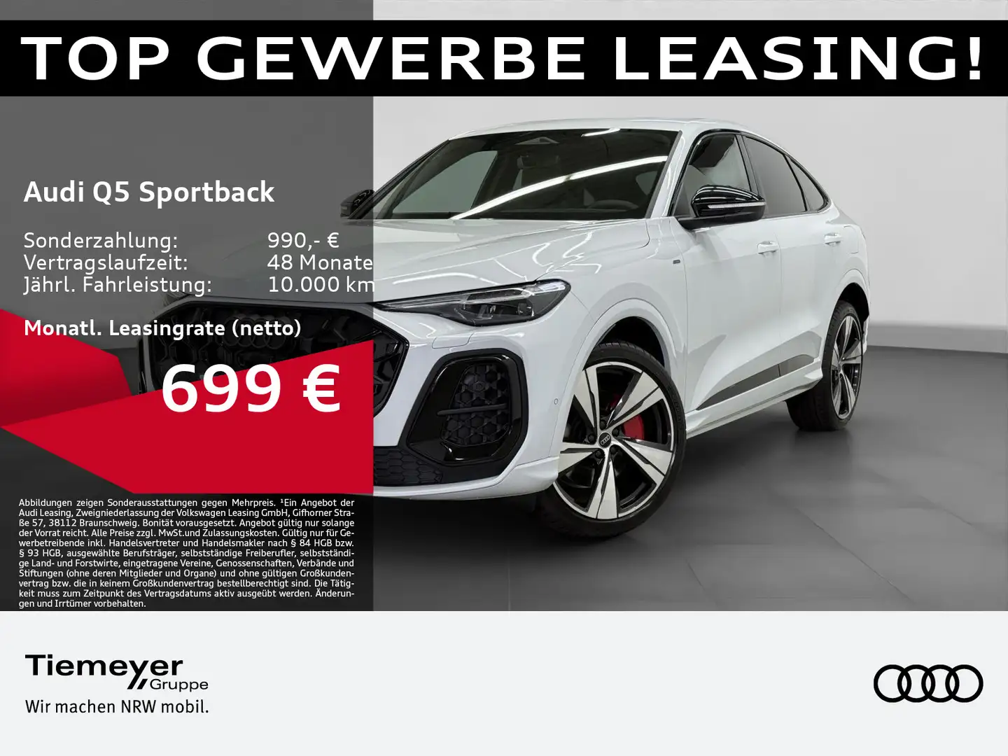 Audi Q5 e-hybrid Q S LINE 360° PANO B&O HuD Weiß - 1