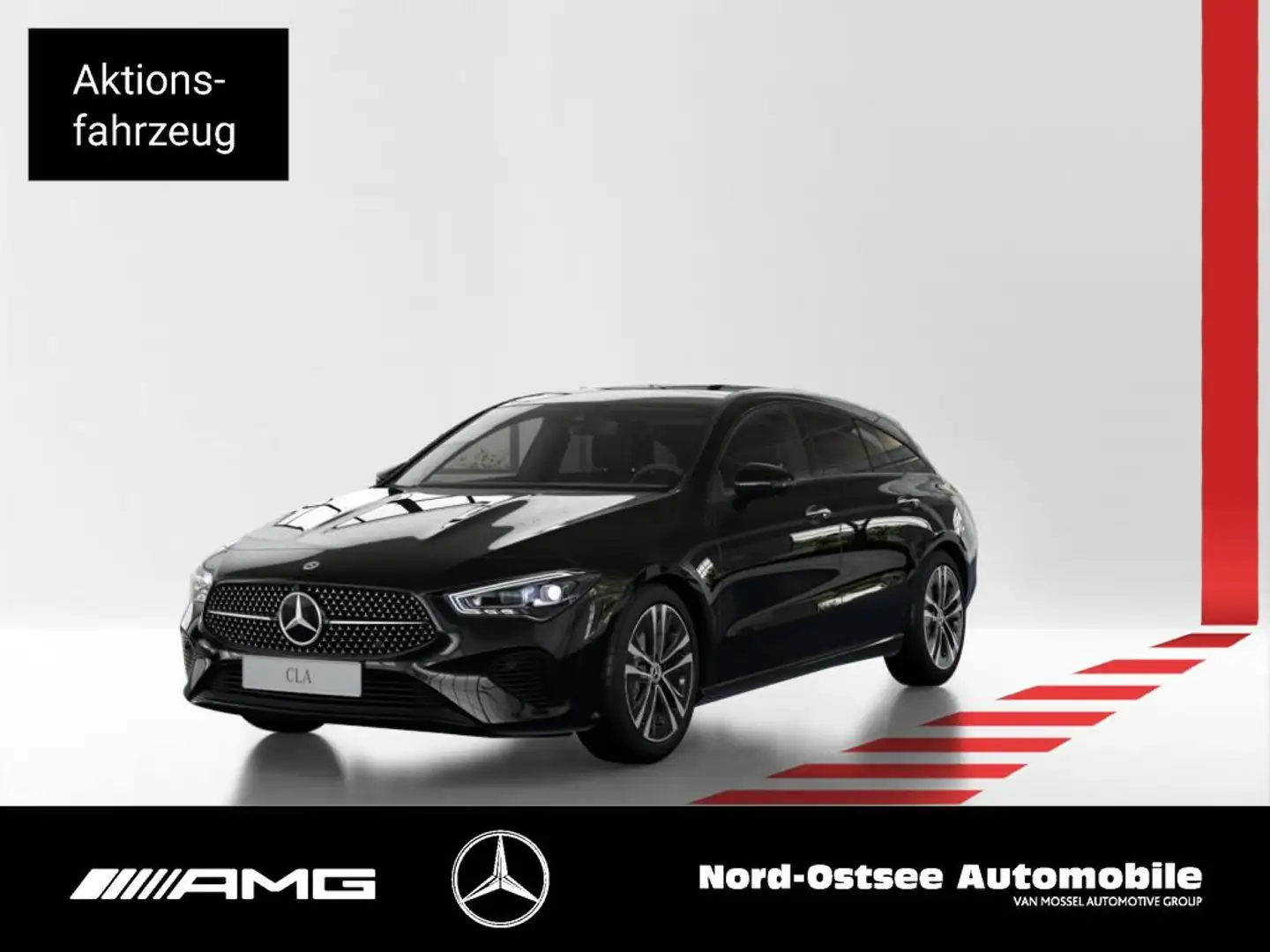Mercedes-Benz CLA 180 SB PROGRESSIVE-EDITION NIGHT DISTR: PANO Zwart - 1