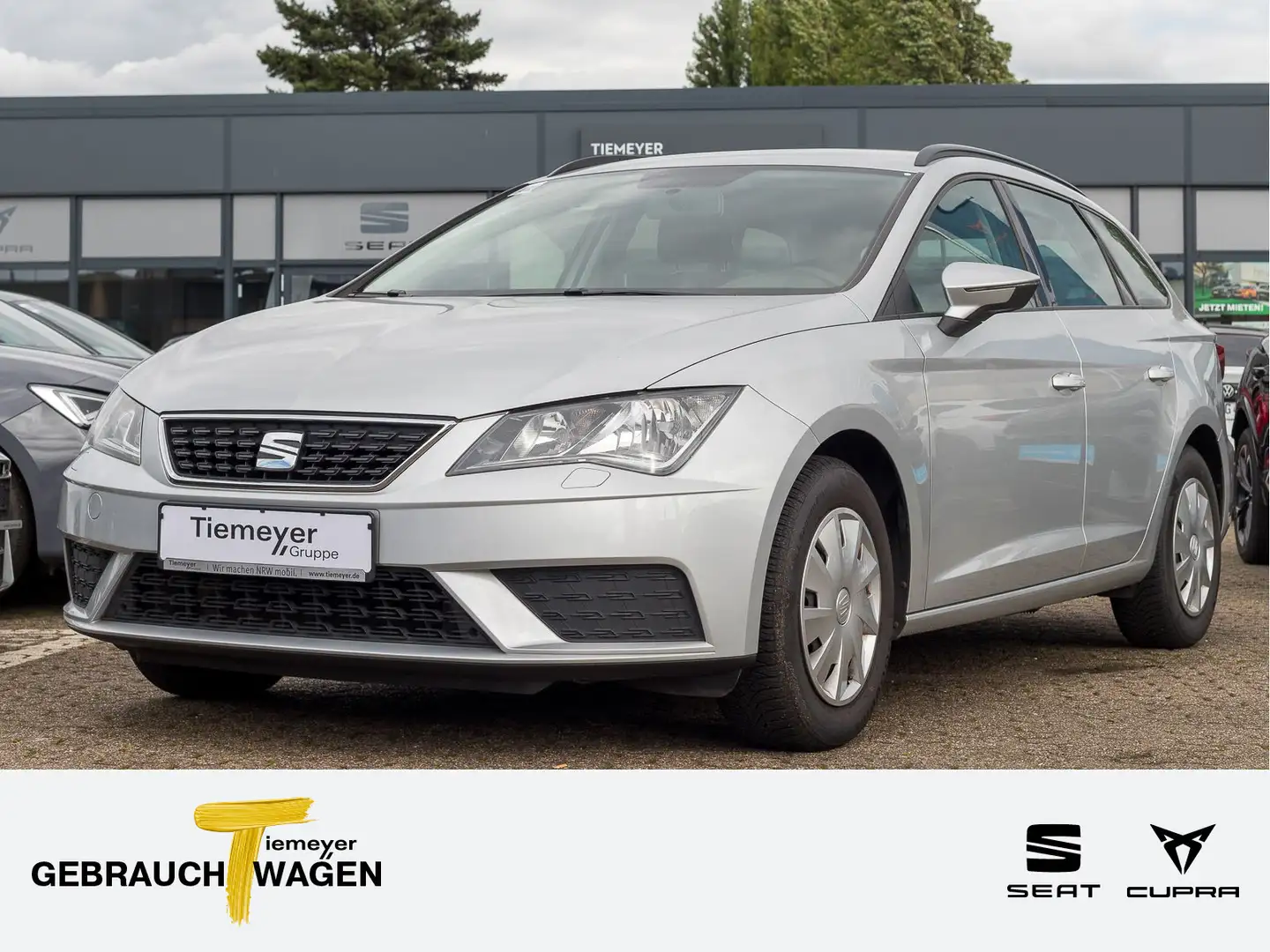 SEAT Leon Sportstourer 1.2 TSI CLIMATRONIC SITZHZ Argent - 1