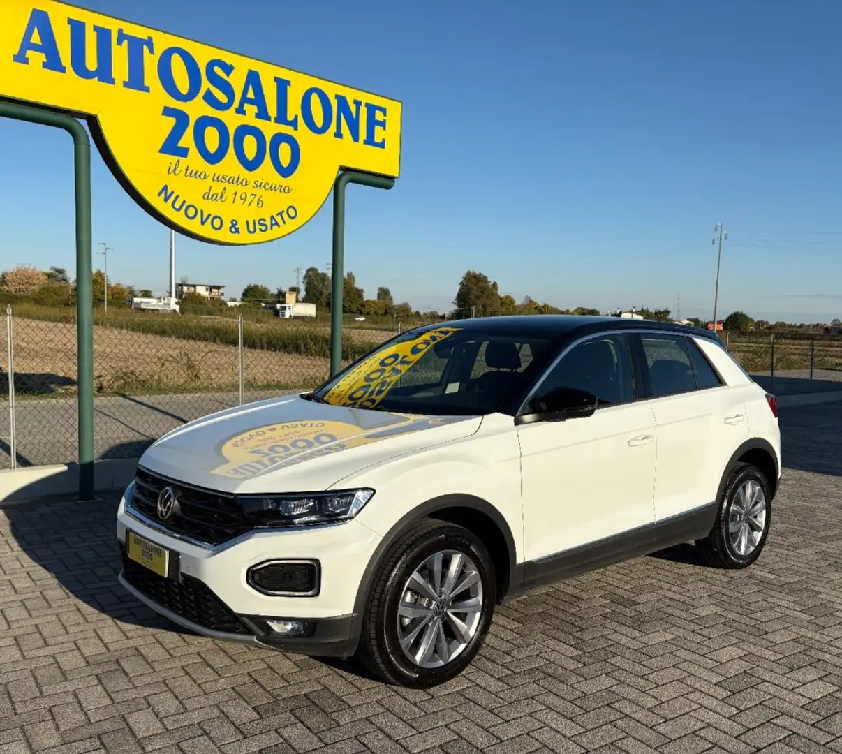 Volkswagen T-Roc 1.0 TSI Style BlueMotion PREZZO REALE/NEOPATENTATI Bianco - 1