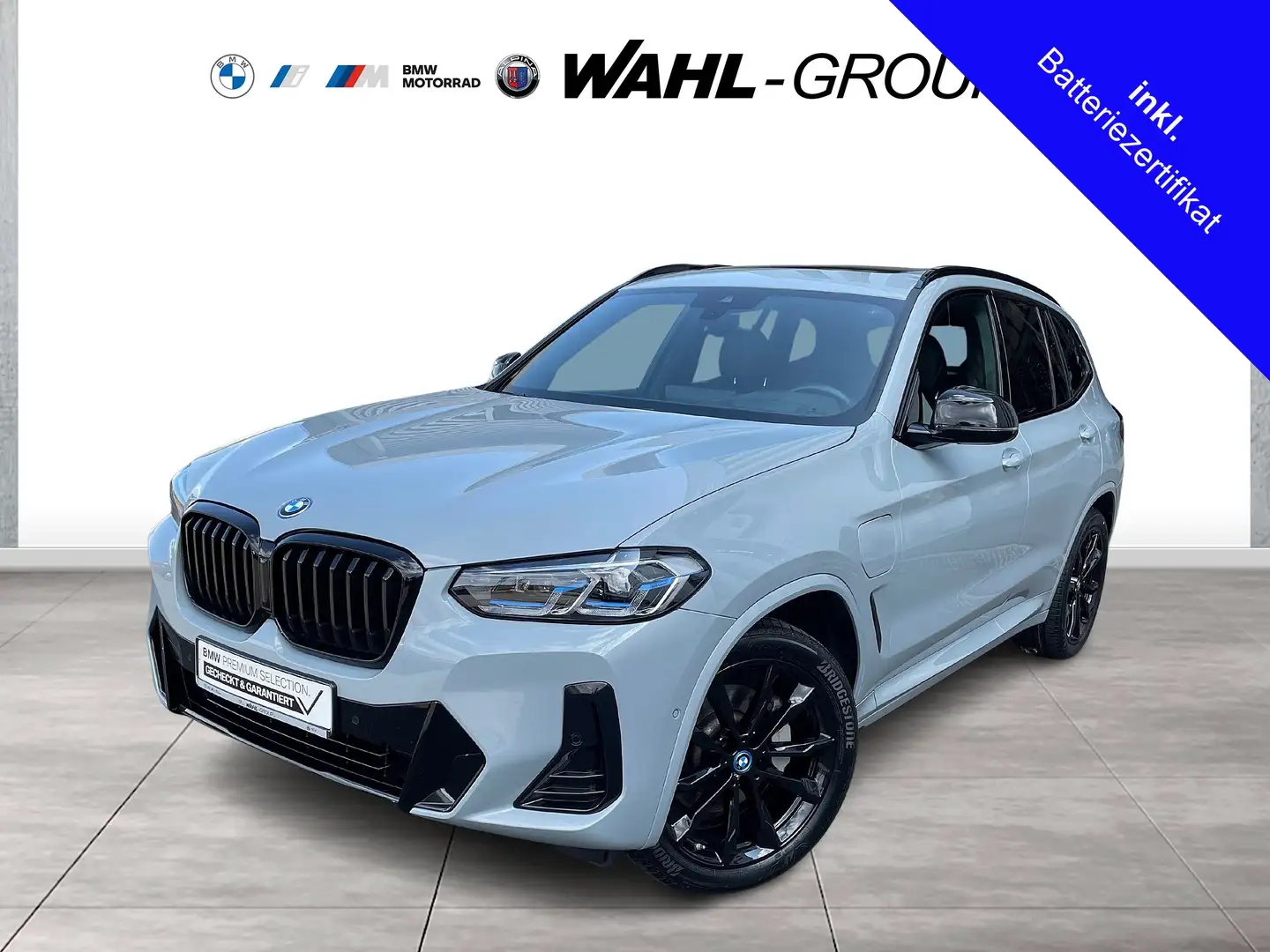 BMW X3 xDrive30e M SPORT HEAD-UP LASER NAVI PANO RFK AHK Grijs - 1