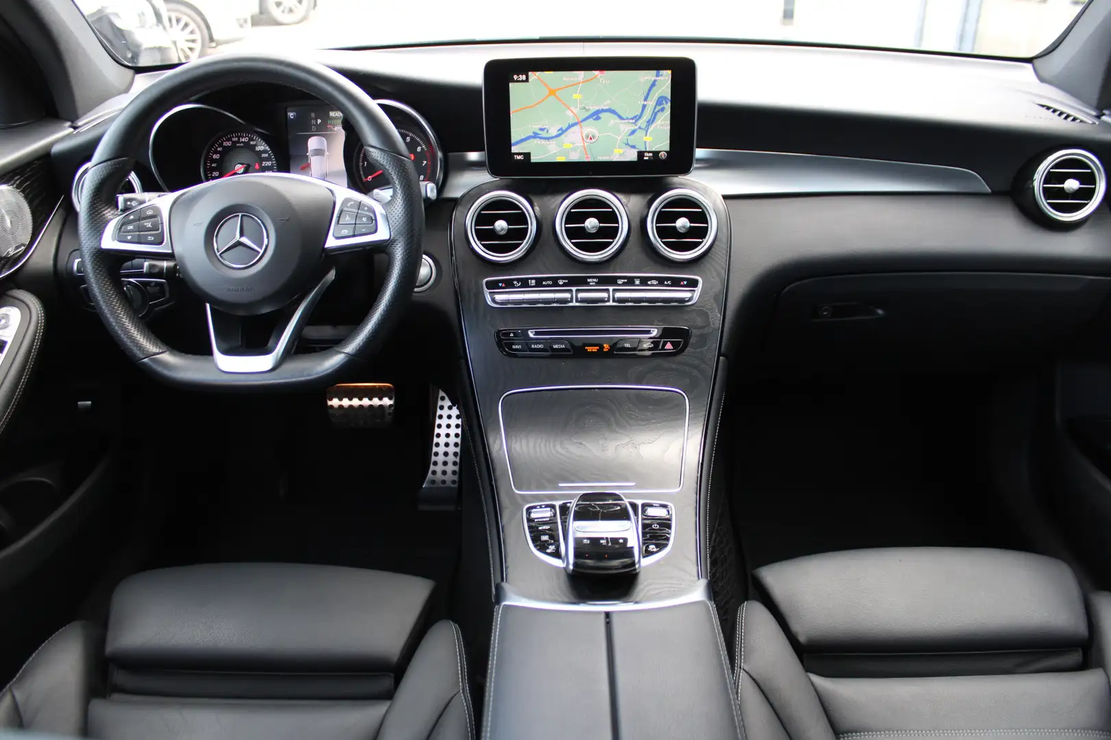 Mercedes-Benz GLC 350 350e 4MATIC AMG PANORAMADAK LUCHTVERING LEDER MEMO Bleu - 2