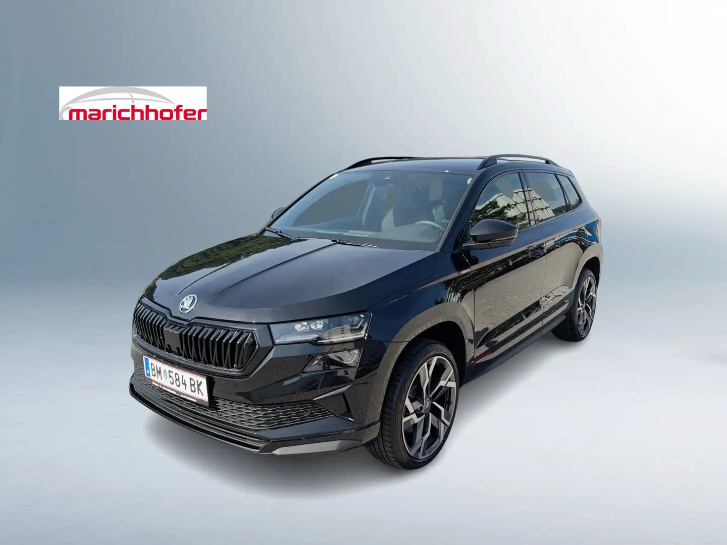 Skoda Karoq Sportline TDI Schwarz - 1