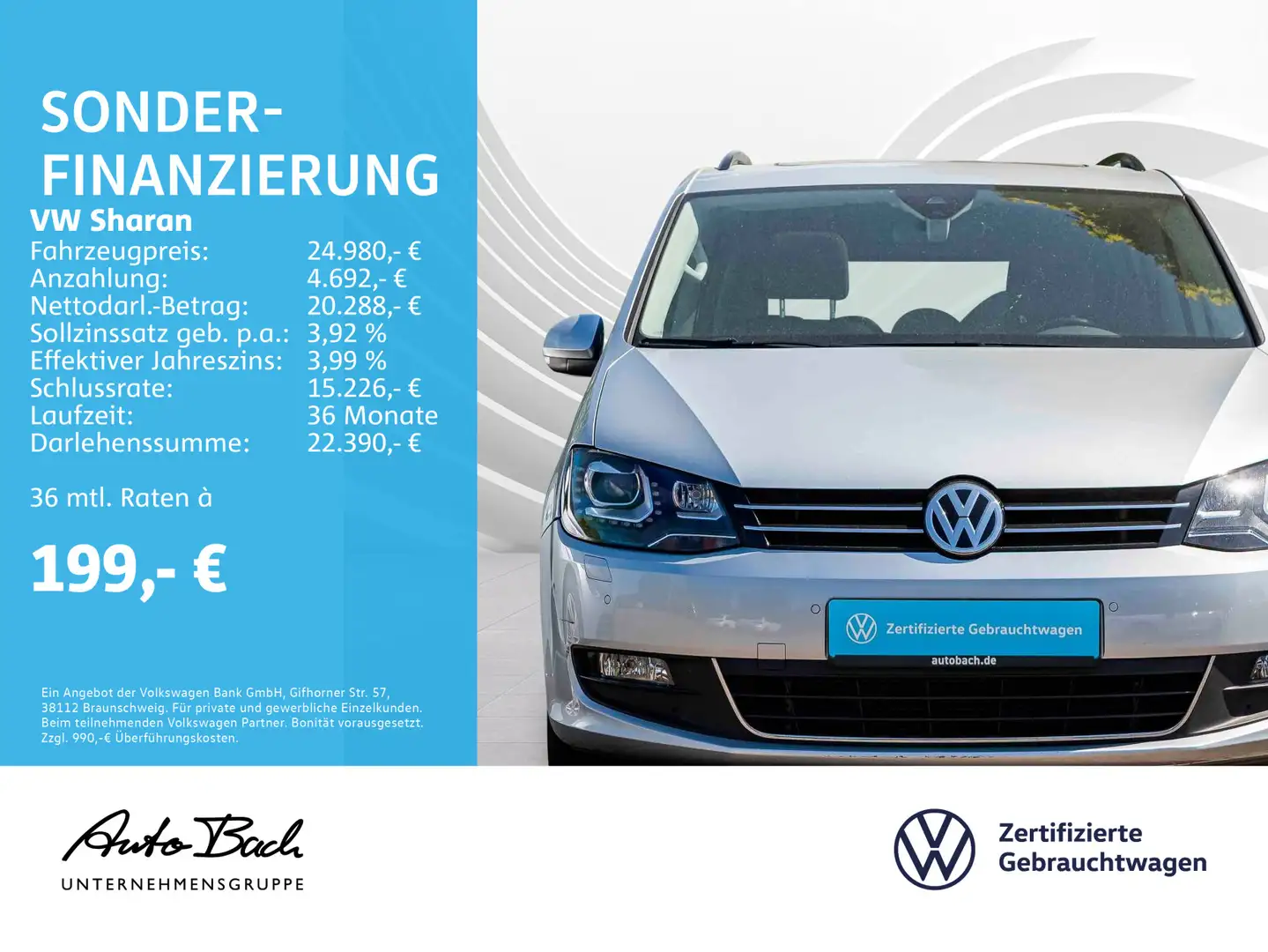 Volkswagen Sharan 1.4 TSI "Comfortline" Navi Xenon Panorama Stříbrná - 2