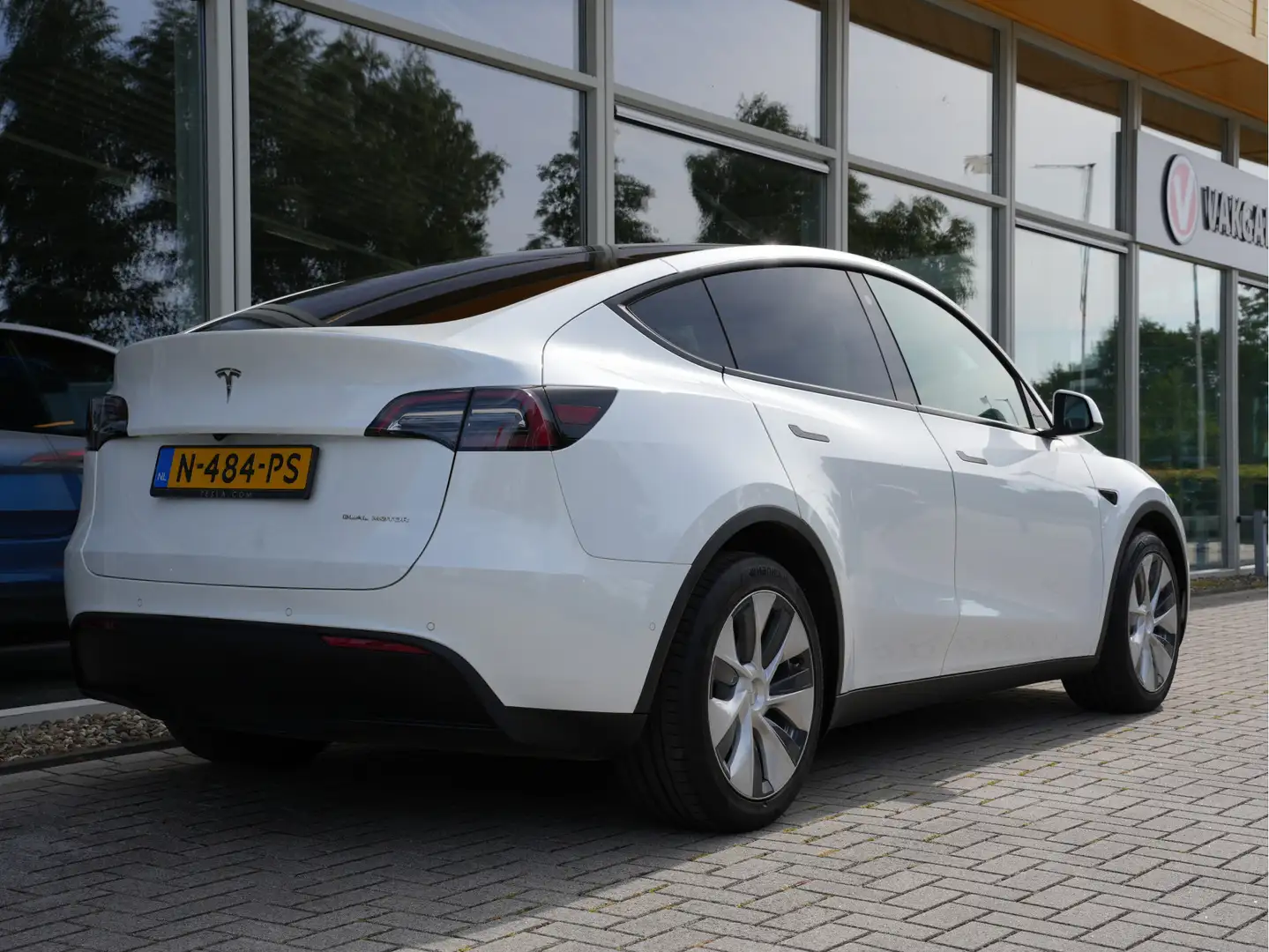 Tesla Model Y Long Range AWD 75 kWh | Trekhaak | Full Autopilot Blanc - 2