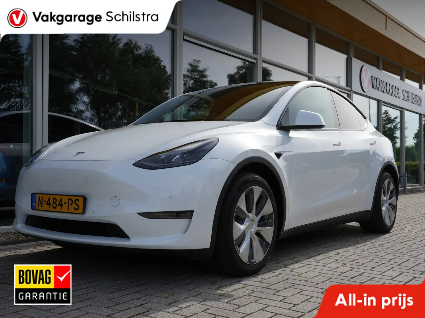 Tesla Model Y Long Range AWD 75 kWh | Trekhaak | Full Autopilot Blanc - 1