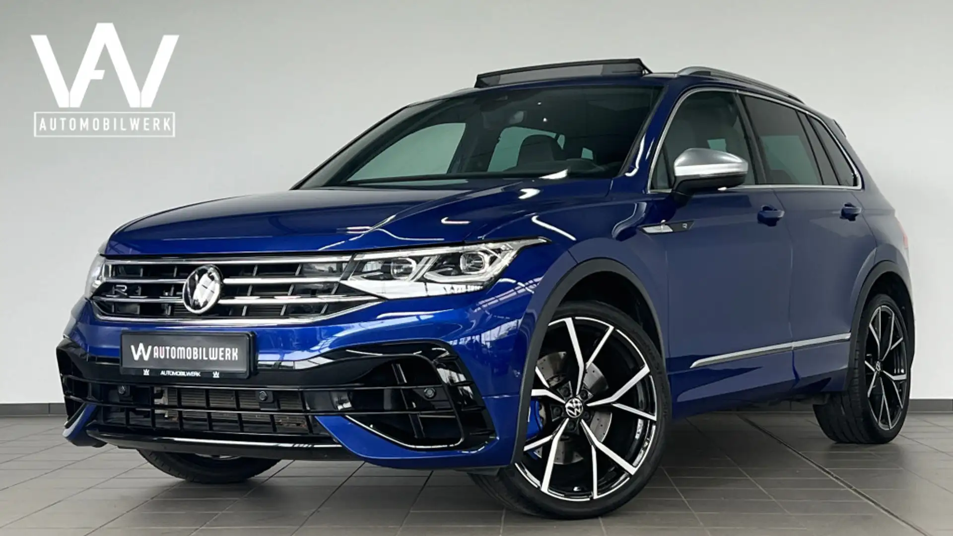 Volkswagen Tiguan R 4Motion |PANO |MATRIX |HUD |AHK |ACC Blau - 1