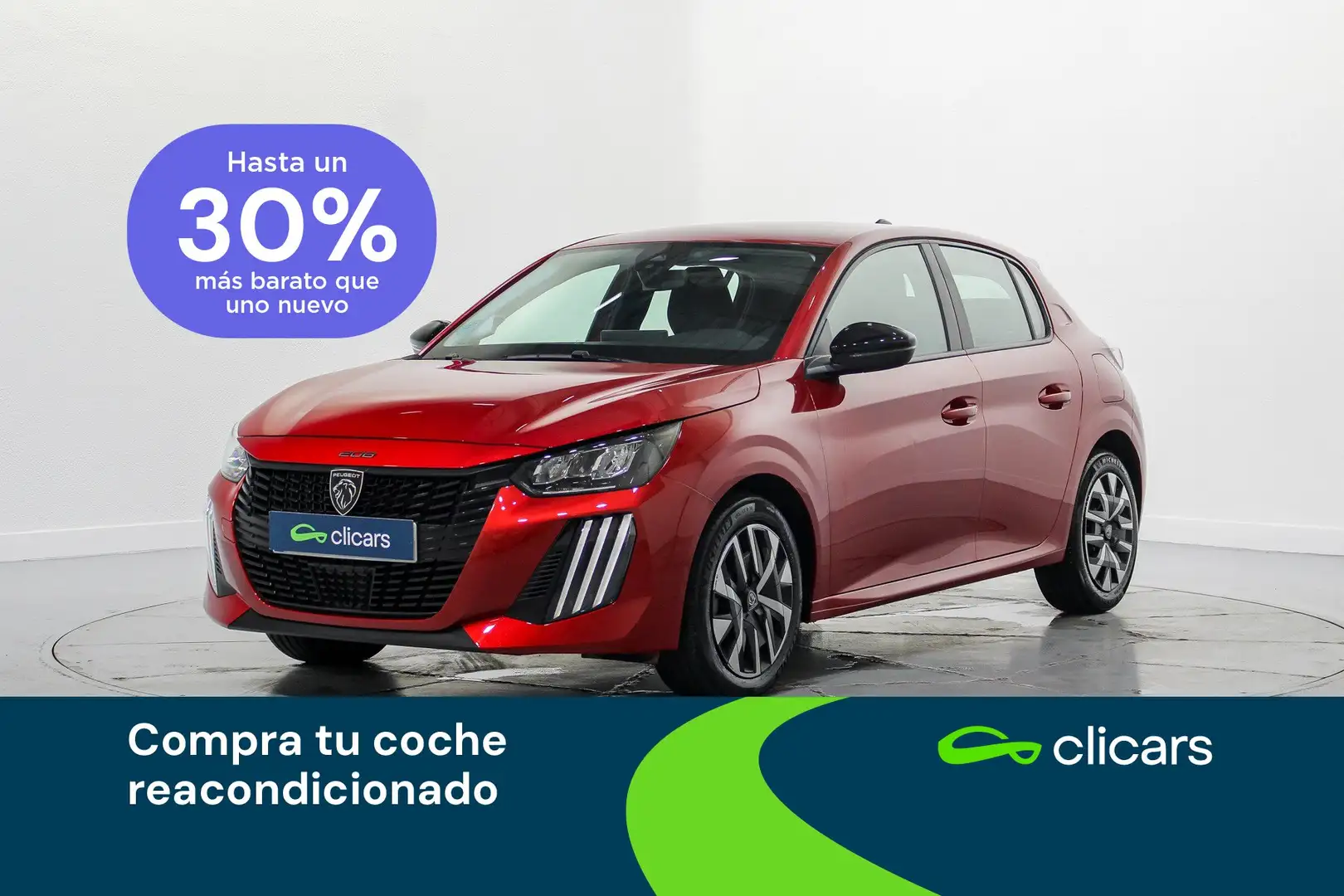 Peugeot 208 1.2 Puretech S&S Active 100 Rojo - 1