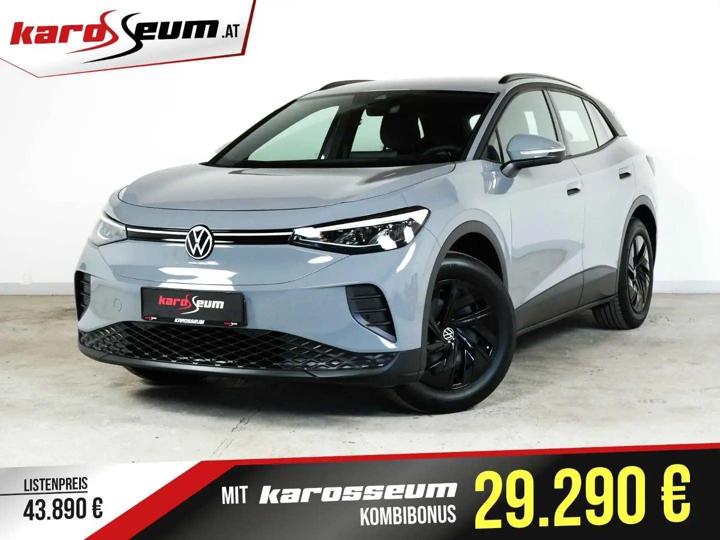 Volkswagen ID.4 Pure | WIE NEU | 55kWh | Abstandstempomat Grau - 1