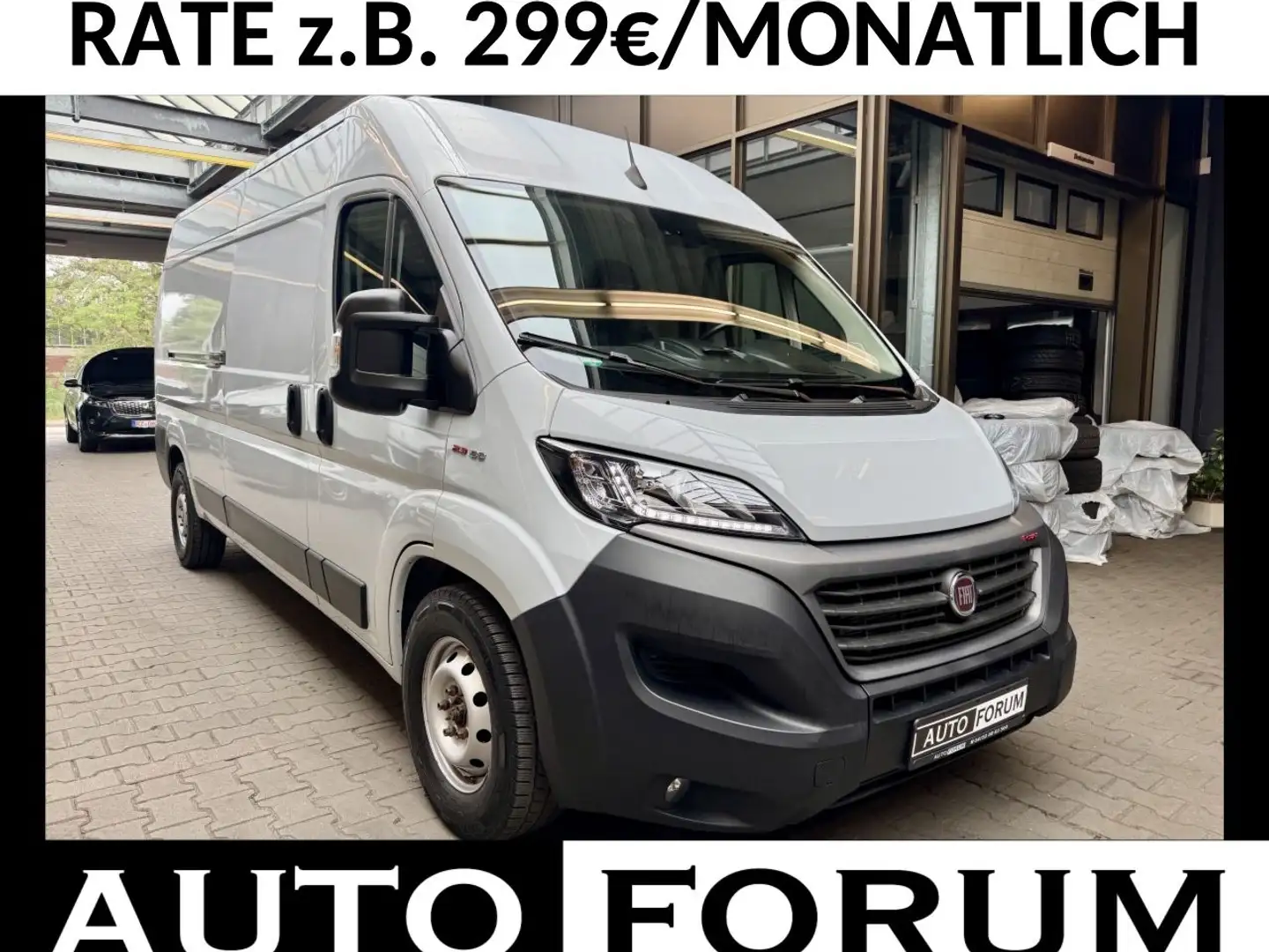 Fiat Ducato 2.3 D L4H2 MAXI AUT AHK NAVI STANDHZG CAM Grau - 1