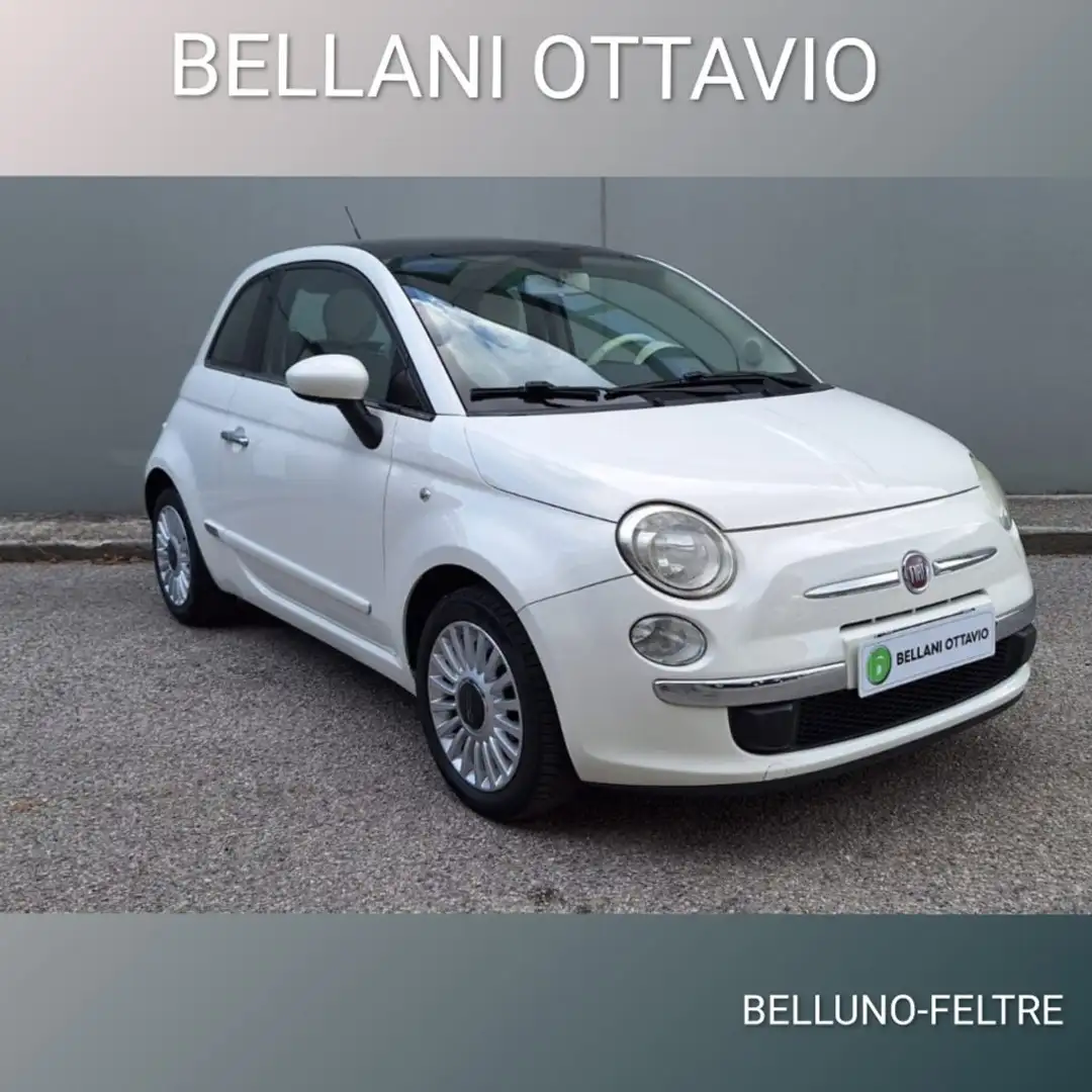Fiat 500 1.3 Multijet 16V 95 CV Lounge NEOPATENTATI Белый - 1