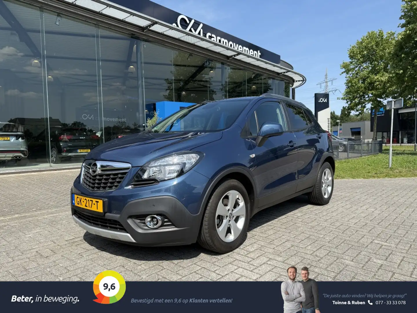 Opel Mokka 1.4 T Edition | NL auto | Navi | Cruise | LM Velge Blauw - 1