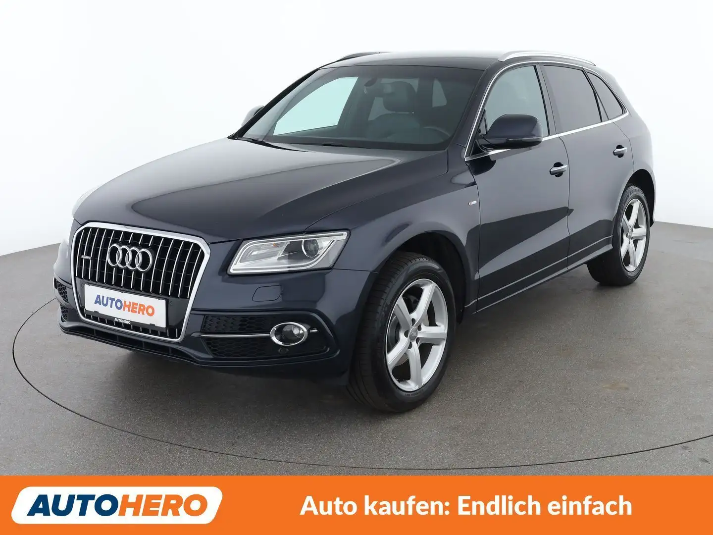 Audi Q5 2.0 TDI quattro S line Blau - 1