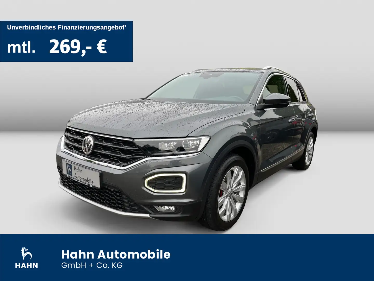 Volkswagen T-Roc 1.5TSI Sport LED PDC Climatr Navi MFA Grau - 1