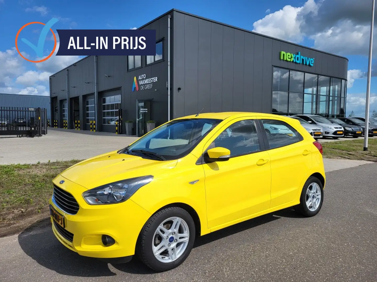 Ford Ka/Ka+ 1.2 Trend Ultimate Airco Jaune - 1