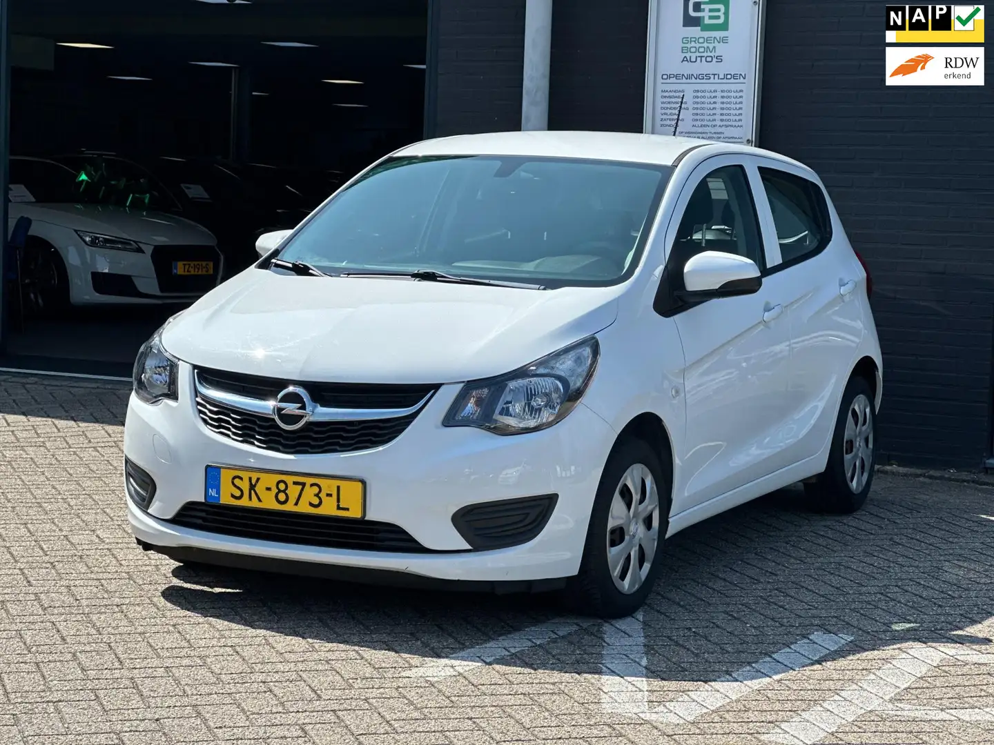 Opel Karl 1.0 ecoFLEX Edition/2E EIG/AIRCO/CRUICONTROL/NL-AU Blanc - 1