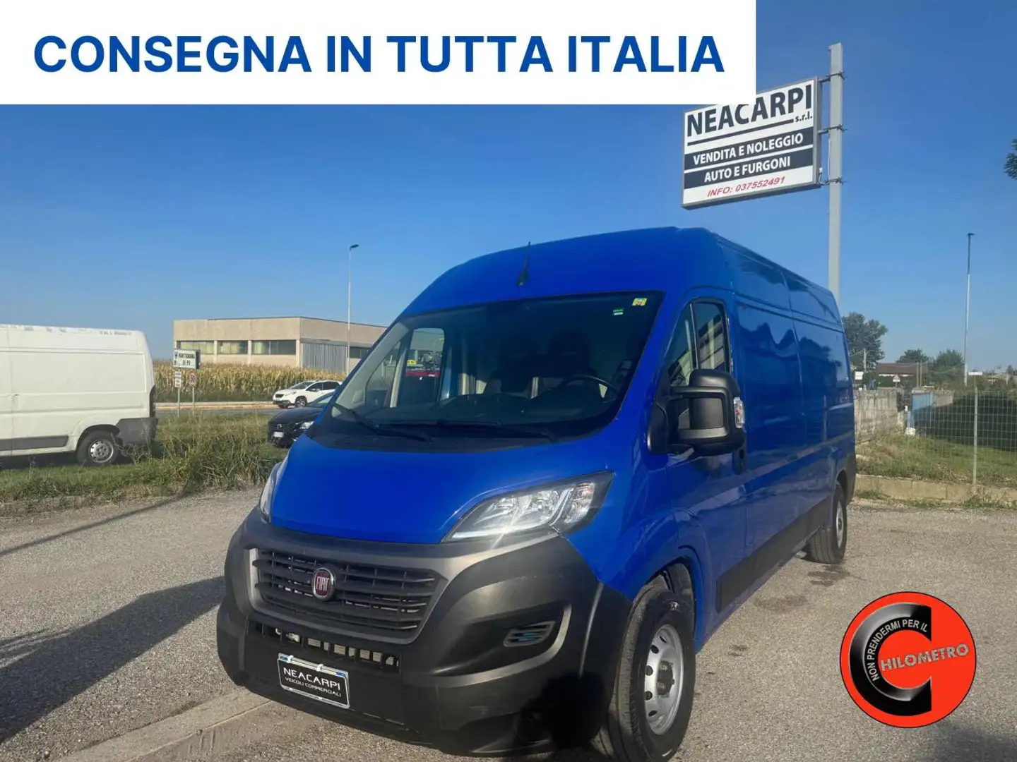 Fiat Ducato 35 2.3 MJT 140CV(PL-TM L3H2)SENSORI-FURGONE-E6D- Blauw - 1