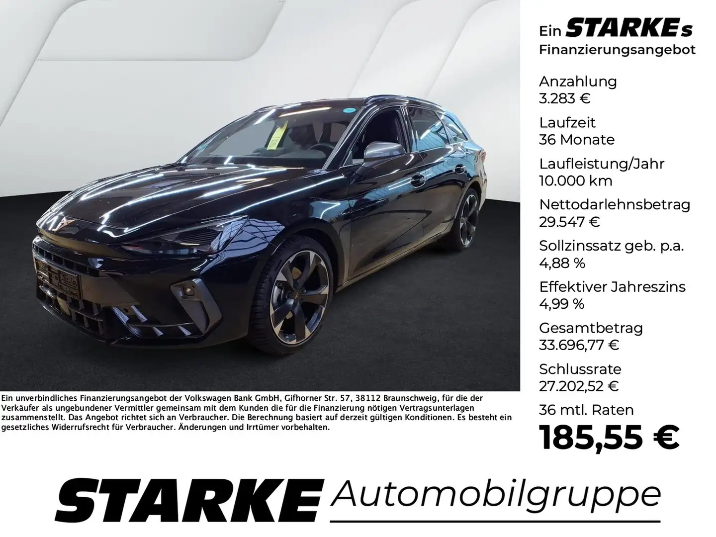 CUPRA Leon Sportstourer 1.5 eTSI DSG Noir - 1