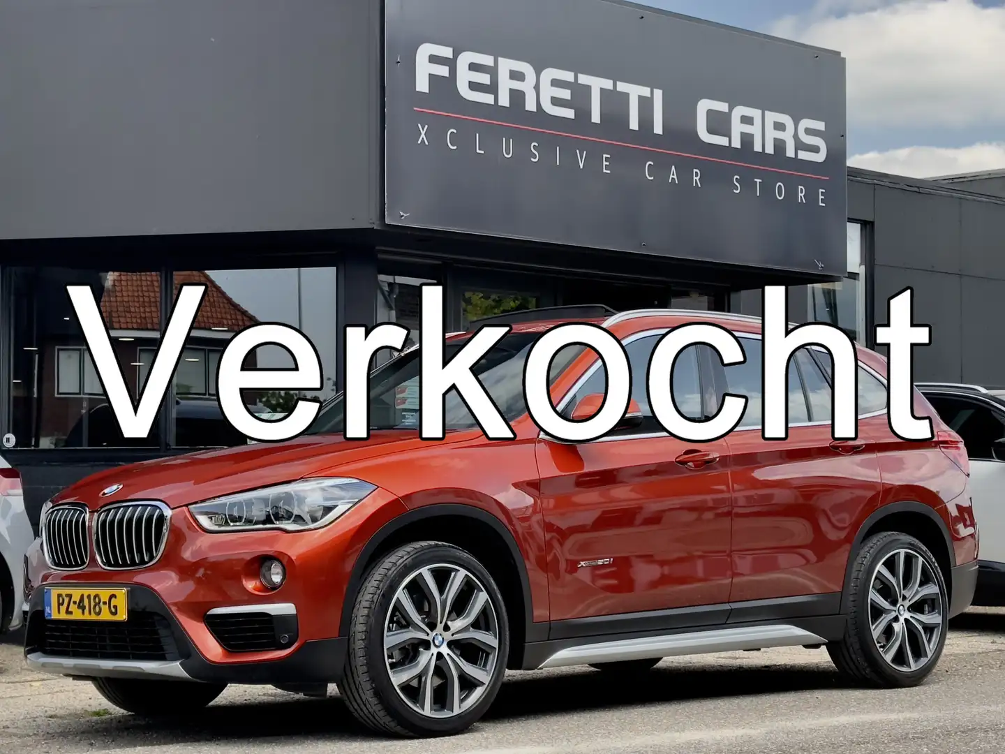 BMW X1 XDRIVE20i AUT8 HIGH EXECUTIVE 114D.KM PANODAK LEDE Arancione - 1
