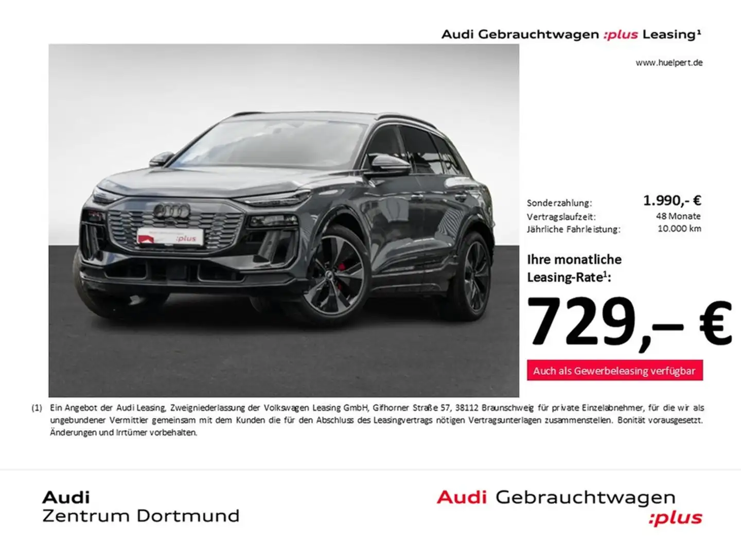 Audi Q6 e-tron performance S LINE edition one grey 21Z Grau - 1