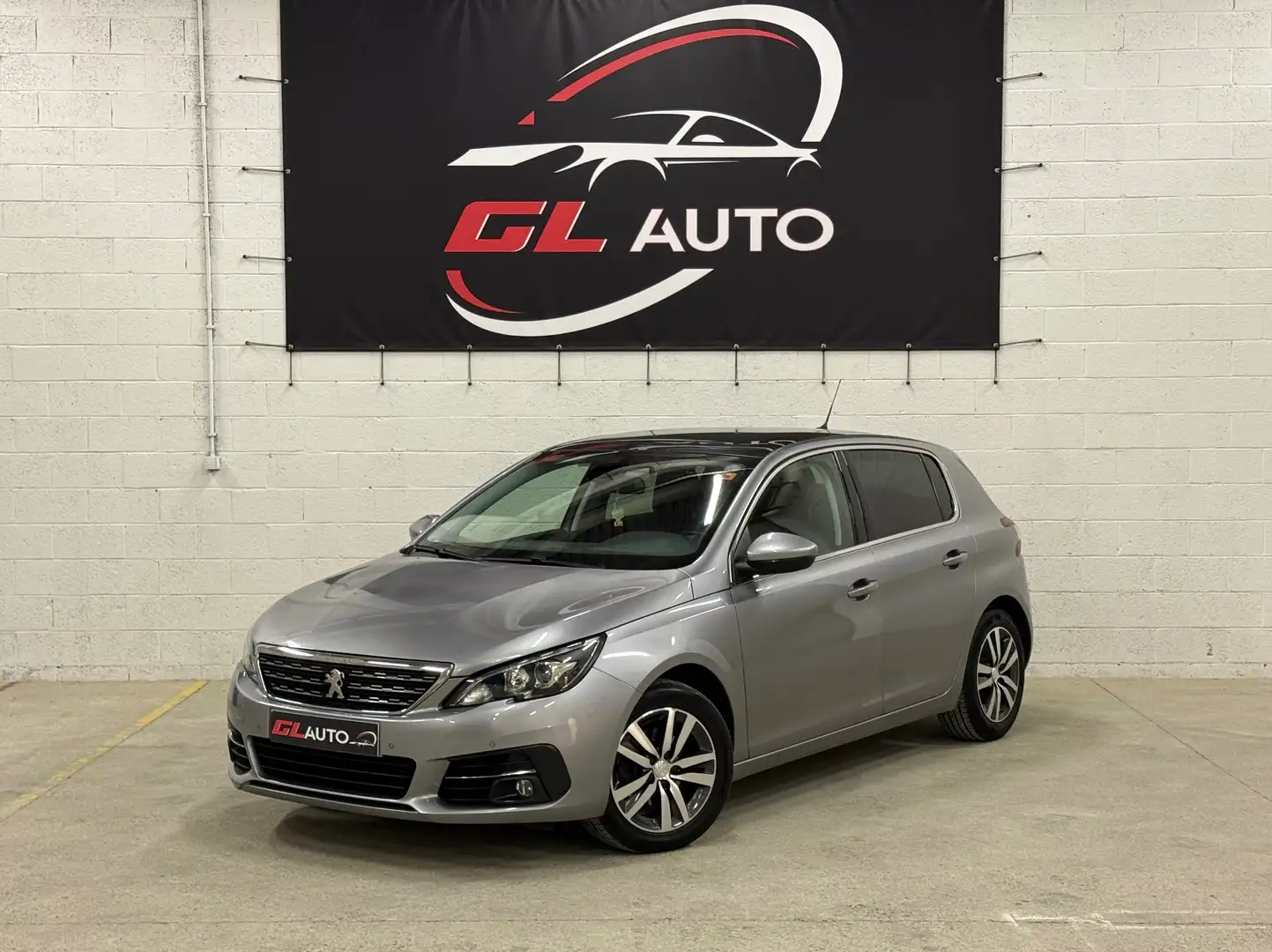 Peugeot 308 1.5 BLUEHDI * PALETTES * CAMÉRA * TVA DÉDUCTIBLE Grijs - 1