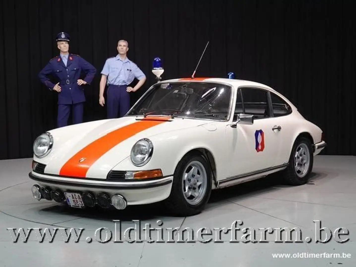 Porsche 911 2.4 E Coupé Belgische Rijkswacht '73 Blanc - 1