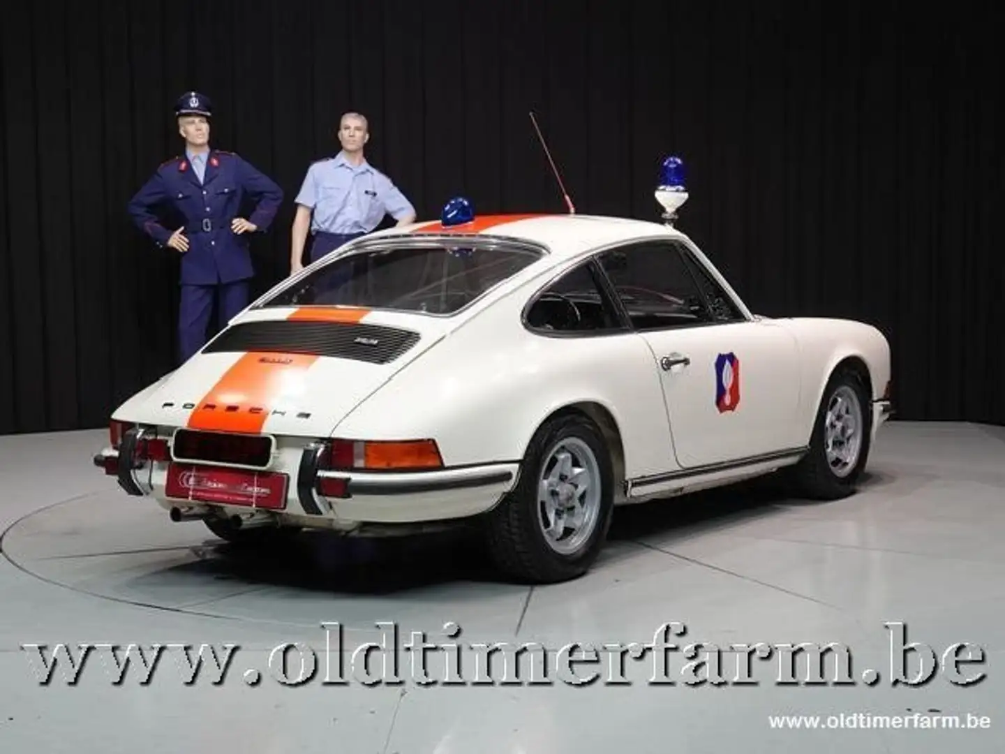Porsche 911 2.4 E Coupé Belgische Rijkswacht '73 Blanc - 2