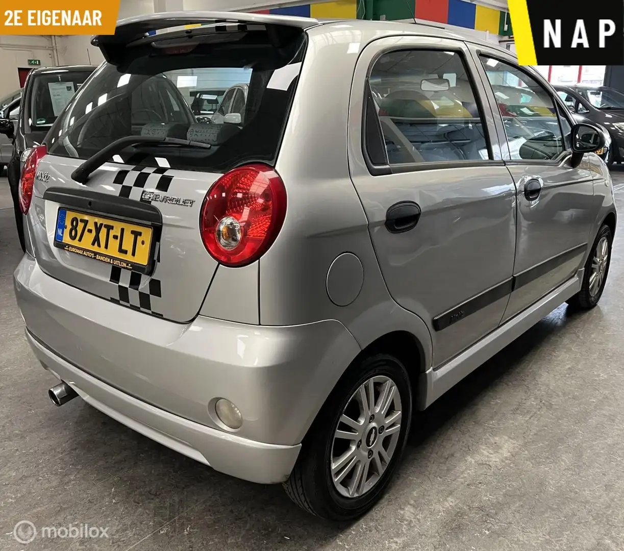 Chevrolet Matiz 0.8 Style NAP- 2e Eigenaar - Airco Gris - 2