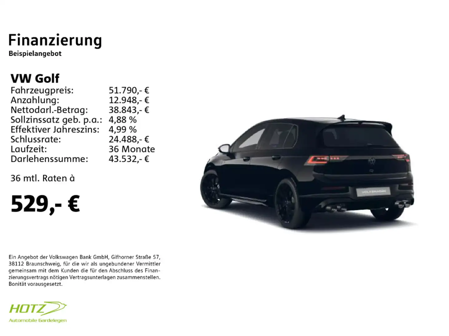 Volkswagen Golf VIII R 2.0 TSI Black Edition R Performance Noir - 2