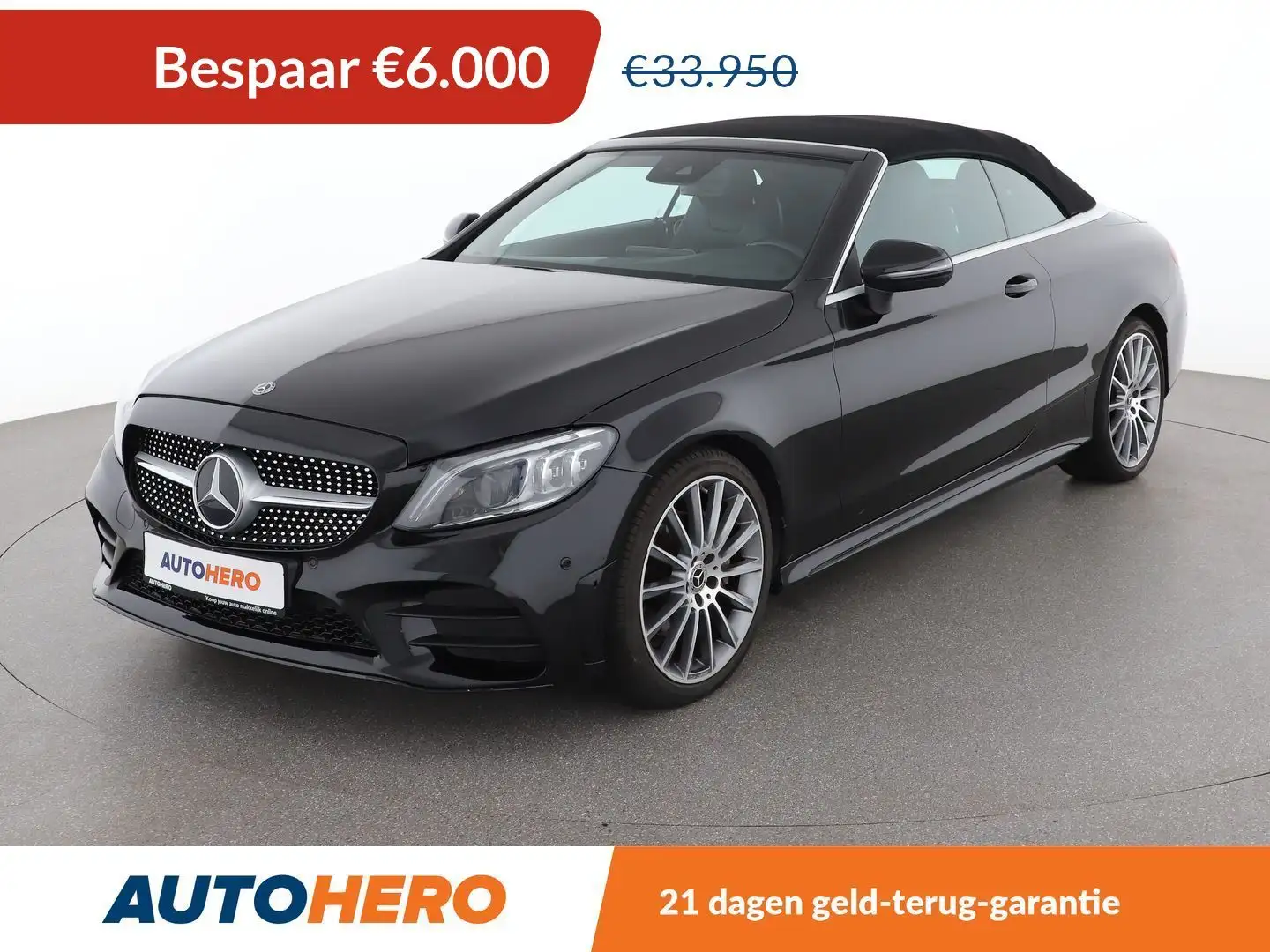 Mercedes-Benz C 200 C 200 AMG Line Zwart - 1