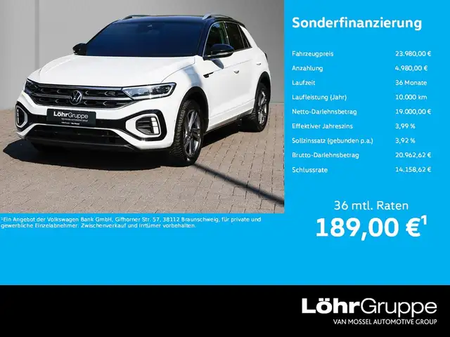 2023 Volkswagen T-Roc in White for sale