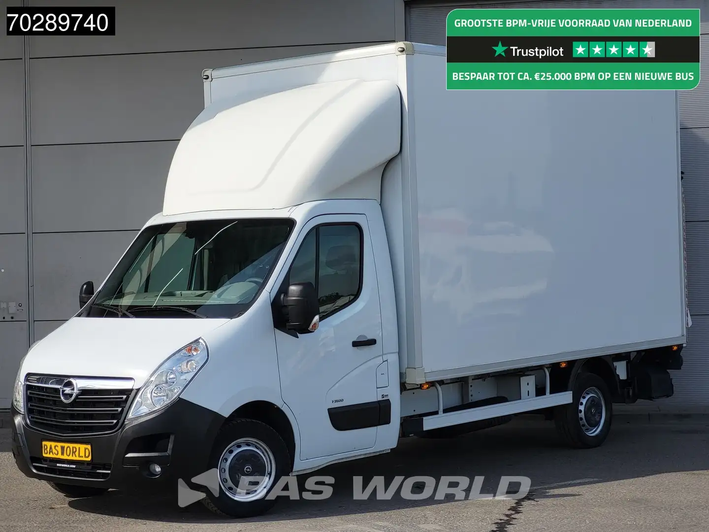 Opel Movano 136PK D'Hollandia Laadklep Bakwagen Airco Cruise L Wit - 1