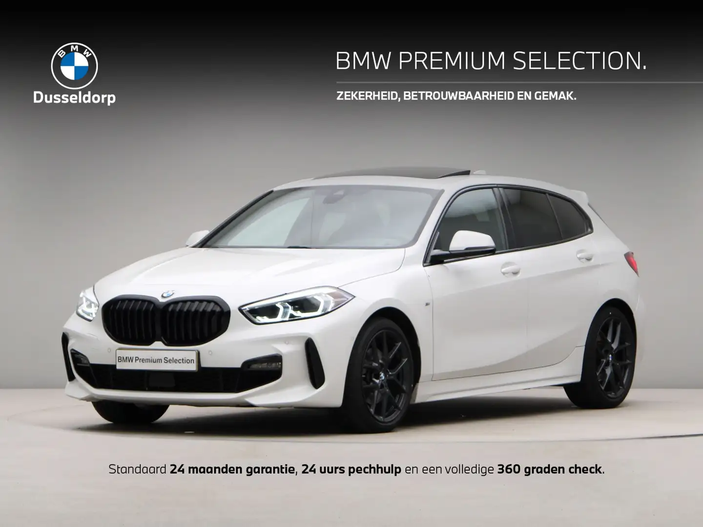 BMW 118 1 Serie 118i High Exe M-Sport Aut. Blanco - 1