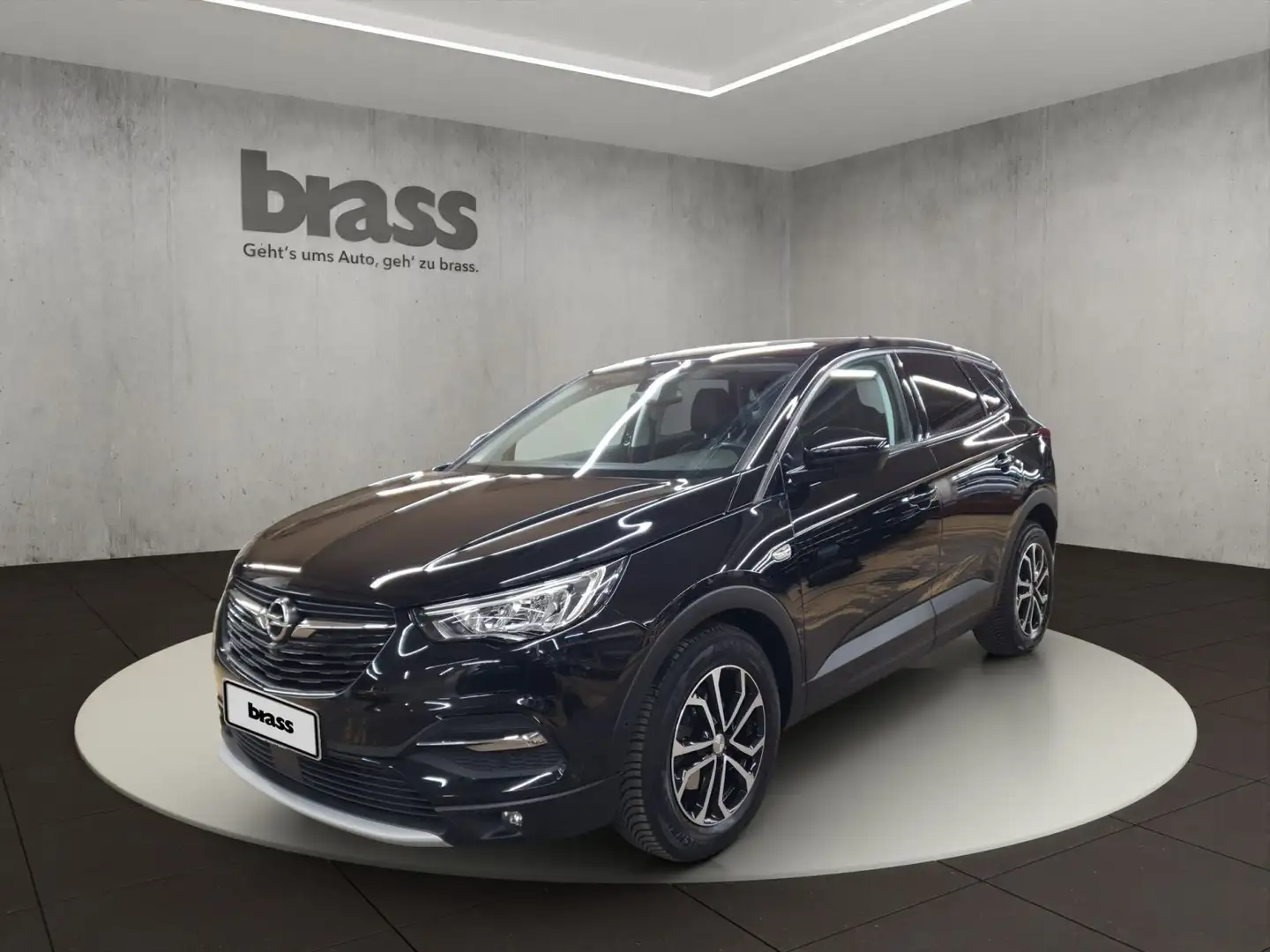 Opel Grandland X 1.2 Turbo Design Line Zwart - 1