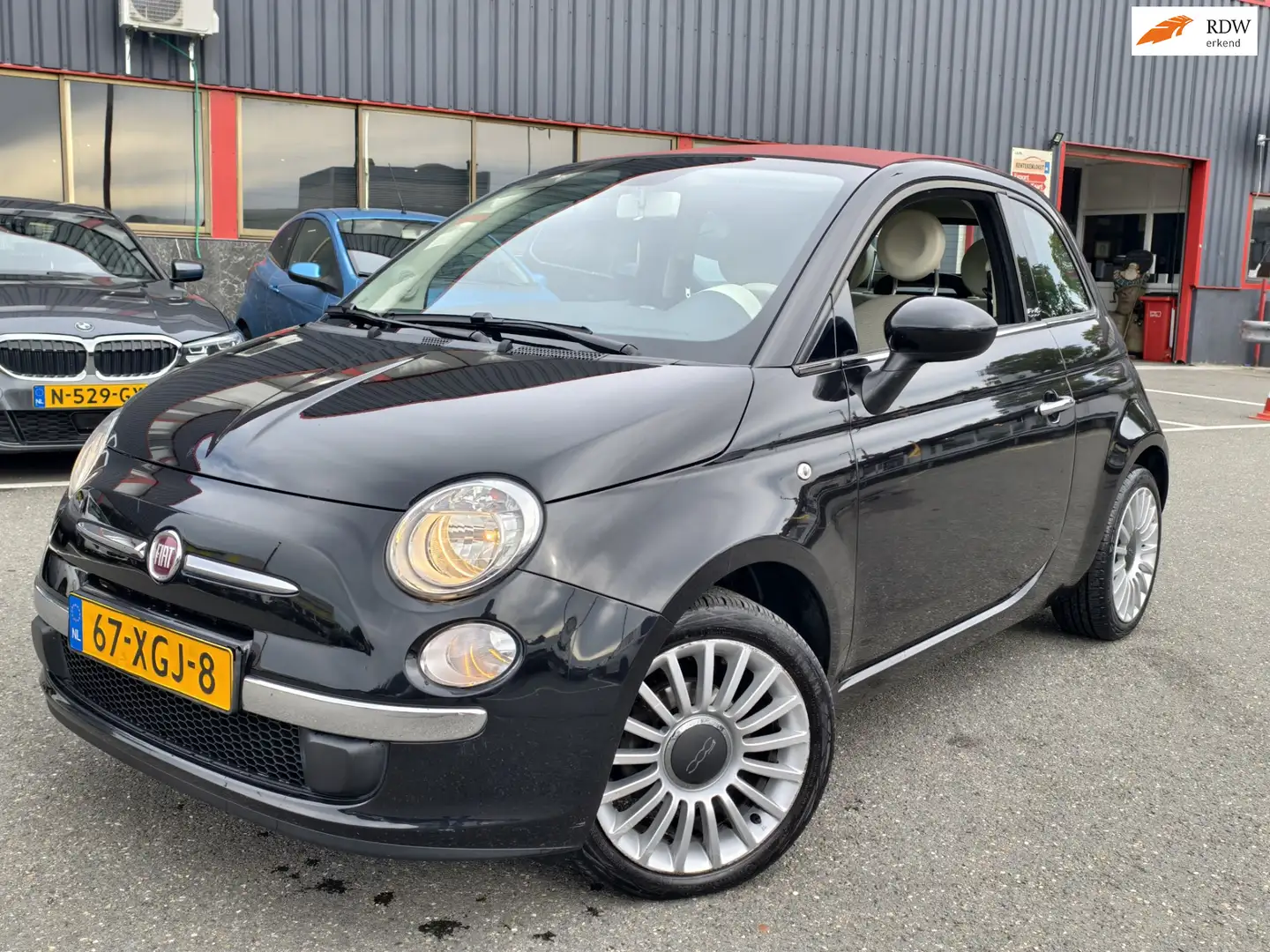 Fiat 500C 1.2 Lounge / NAP / CABRIO / NWE DISTR / SP VLG / O Zwart - 1