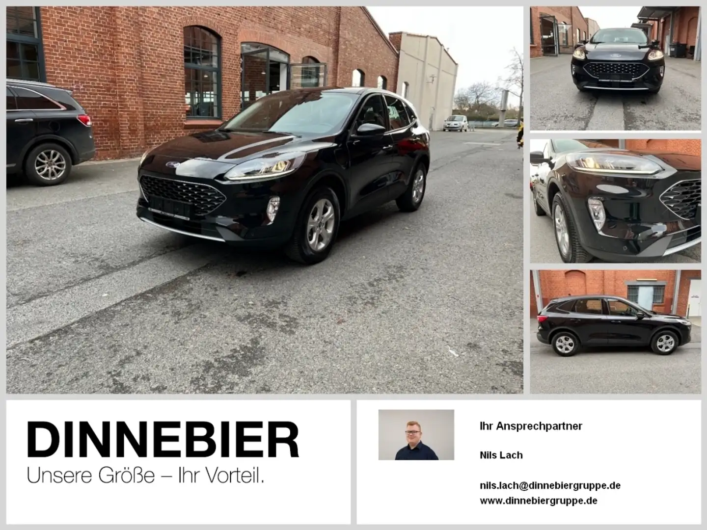 Ford Kuga Cool&Connect Navi+PDC+Klima+Winterpaket Nero - 1
