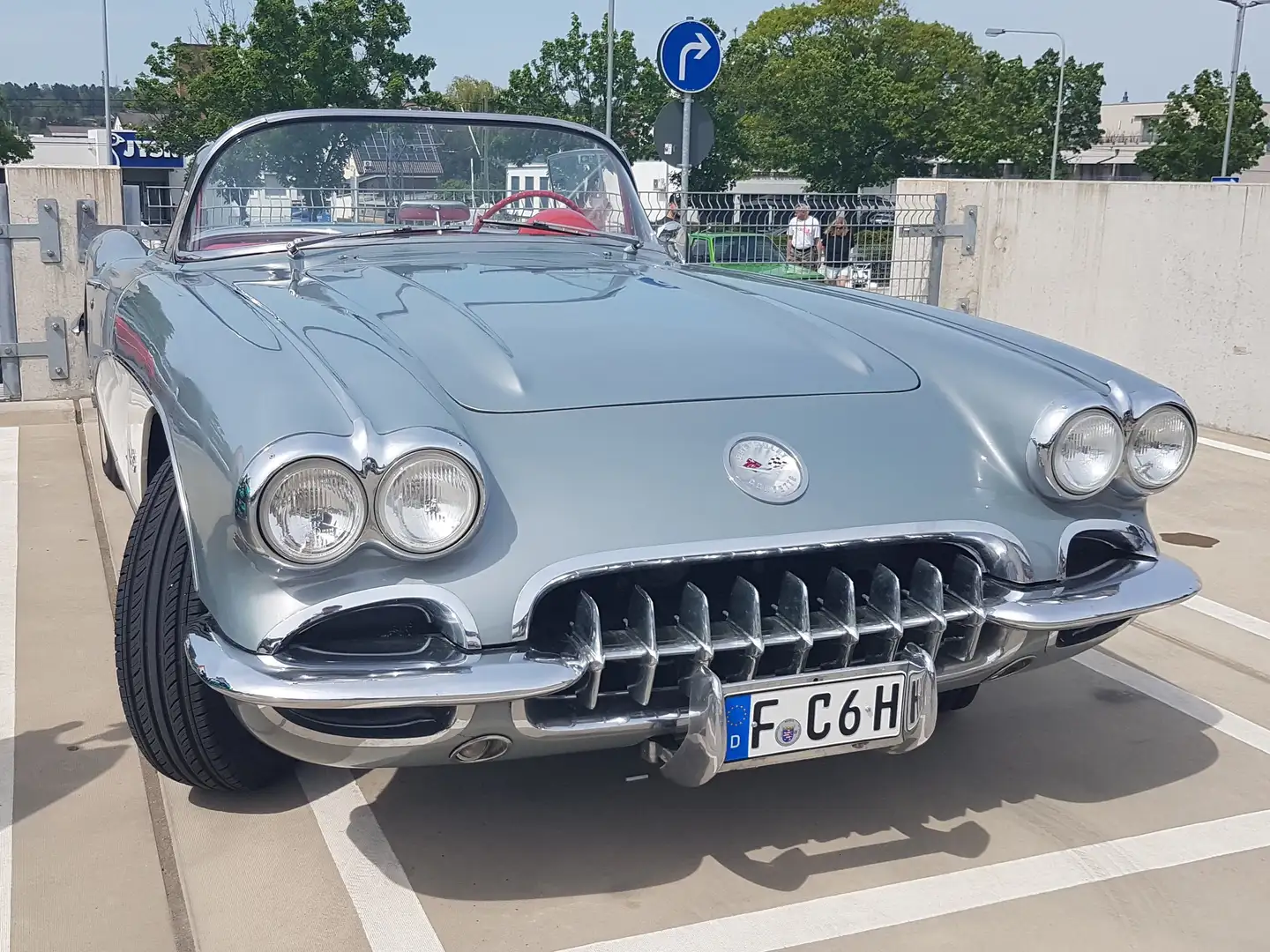 Corvette C1 Cabrio Argento - 1