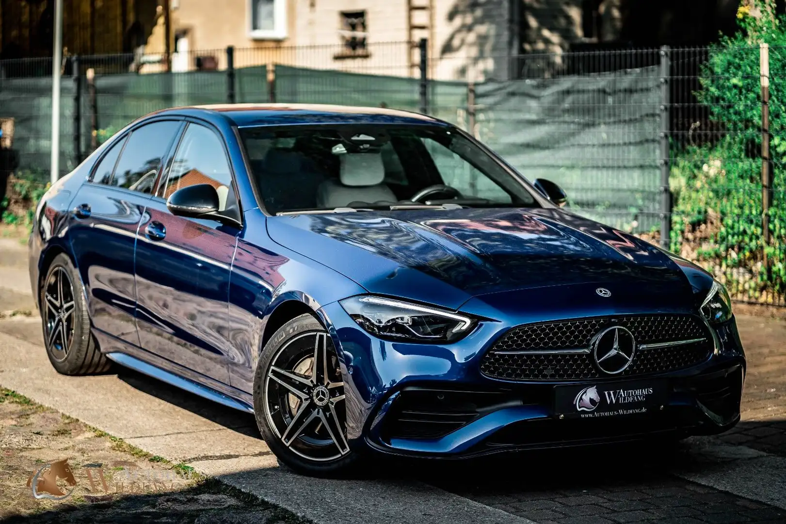 Mercedes-Benz C 200 Lim. 4Matic AMG/LED/LEDER/AMBIENTE/NIGHT Blauw - 1