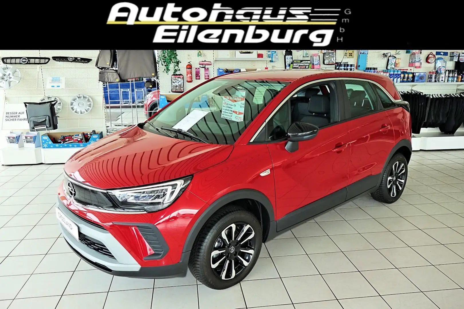Opel Crossland 1.2 110PS Eleg.LED,Navi Pro,Kamera,abnehm.AHZV Top Rot - 1