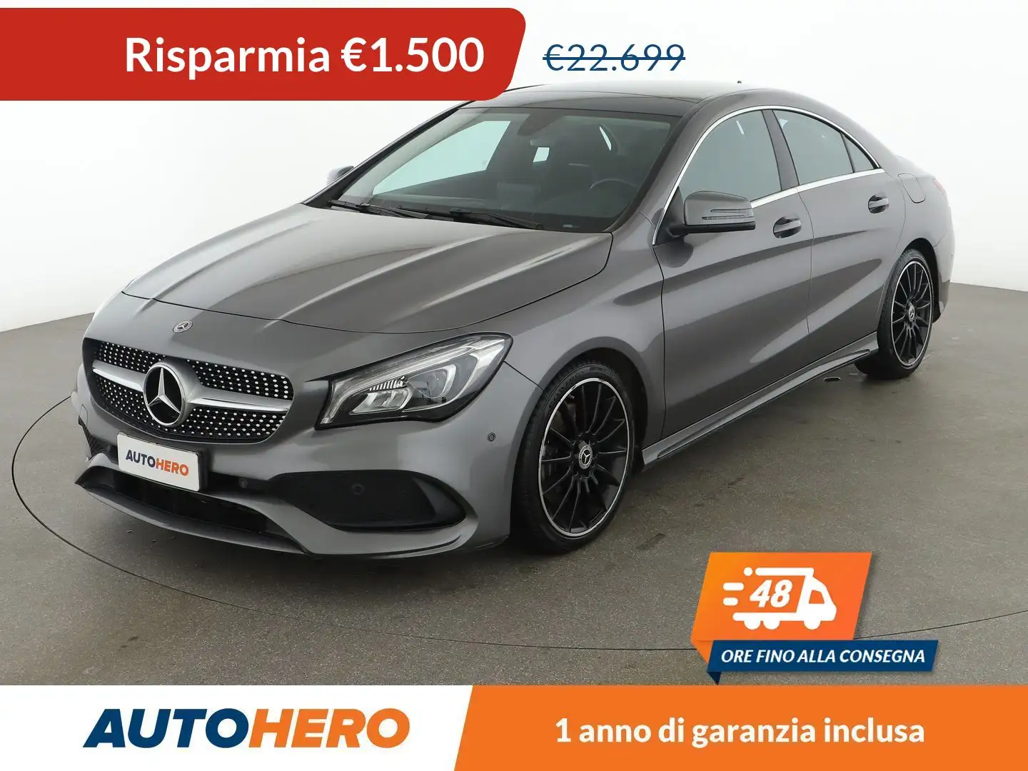 Mercedes-Benz CLA 220 CLA 220 d Premium Automatic Grigio - 1