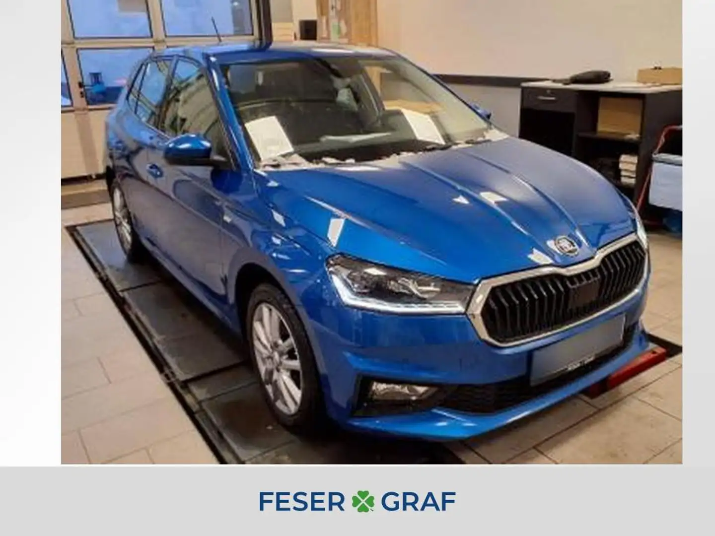 Skoda Fabia Ambition 1.5 TSI Tour DSG - NAVI/ACC/PDC+ Blau - 1