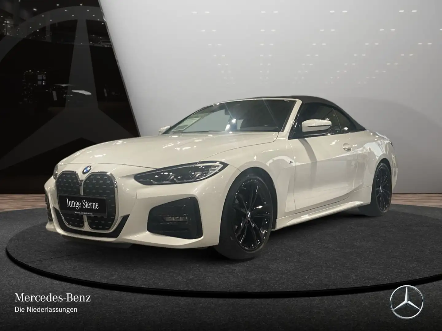 BMW 420 d Cabrio M Sport/Individ/LiveCockp/19"/AHK Weiß - 2