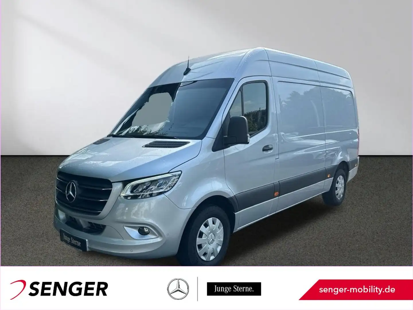 Mercedes-Benz Sprinter 319 CDI KA L2H2 MBUX Kamera Standhzg 9G Argent - 1