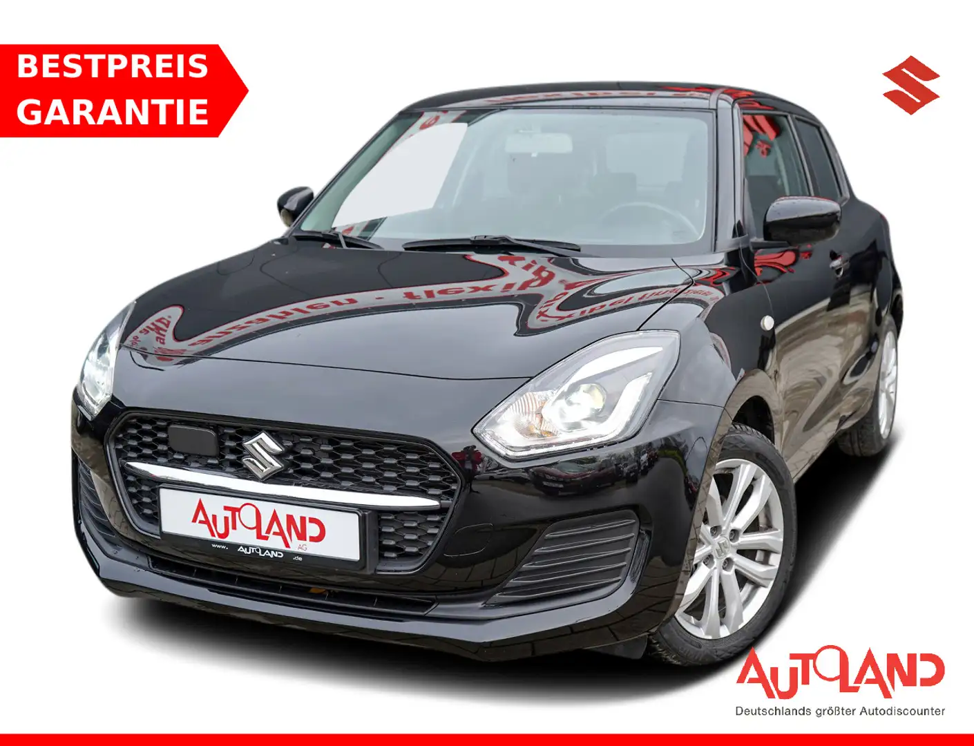 Suzuki Swift 1.2 M-Hybrid Club Tempomat ACC Klima USB Schwarz - 1