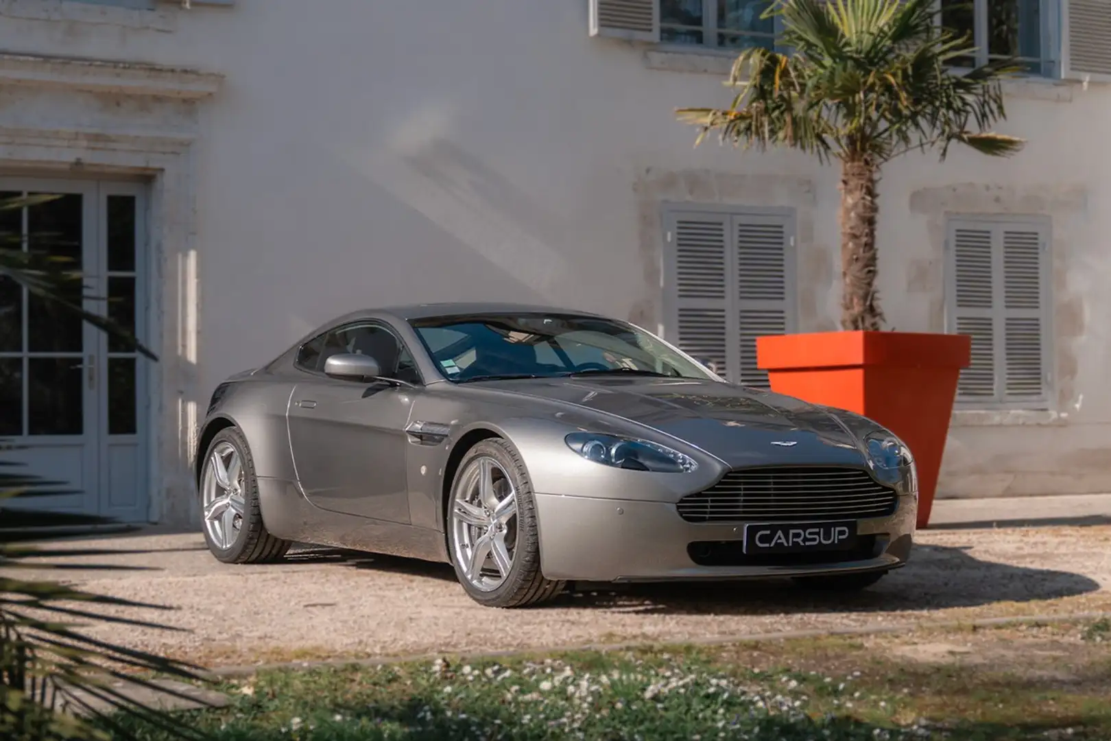 Aston Martin Vantage V8 Coupé - 4.3 385 cv - ORIGINE FRANCE Gri - 1