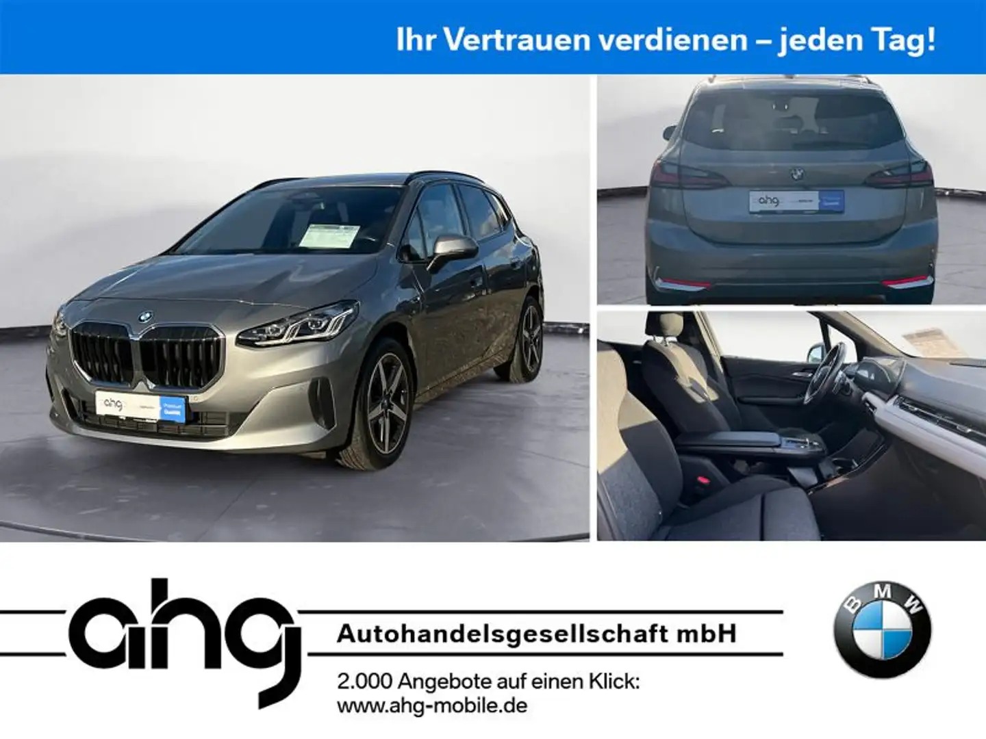 BMW 225 225e Active Tourer xDrive Navi Akitve Geschw. AH Gris - 1
