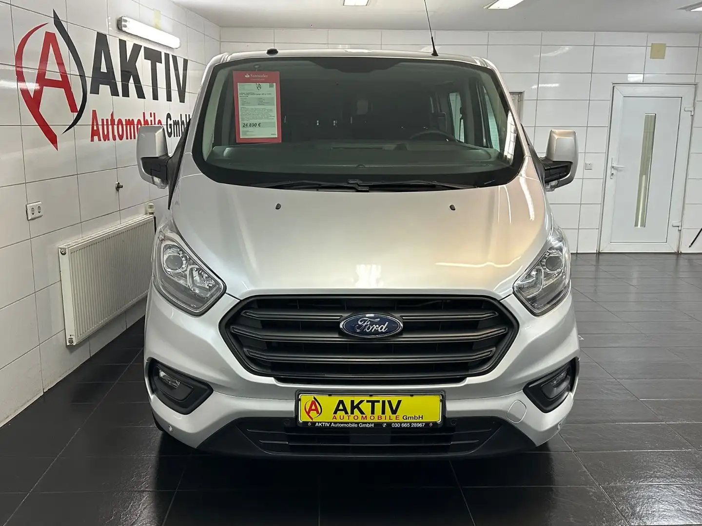 Ford Transit Custom Kasten 320 L2 Trend DoKa*LKW* Silber - 2