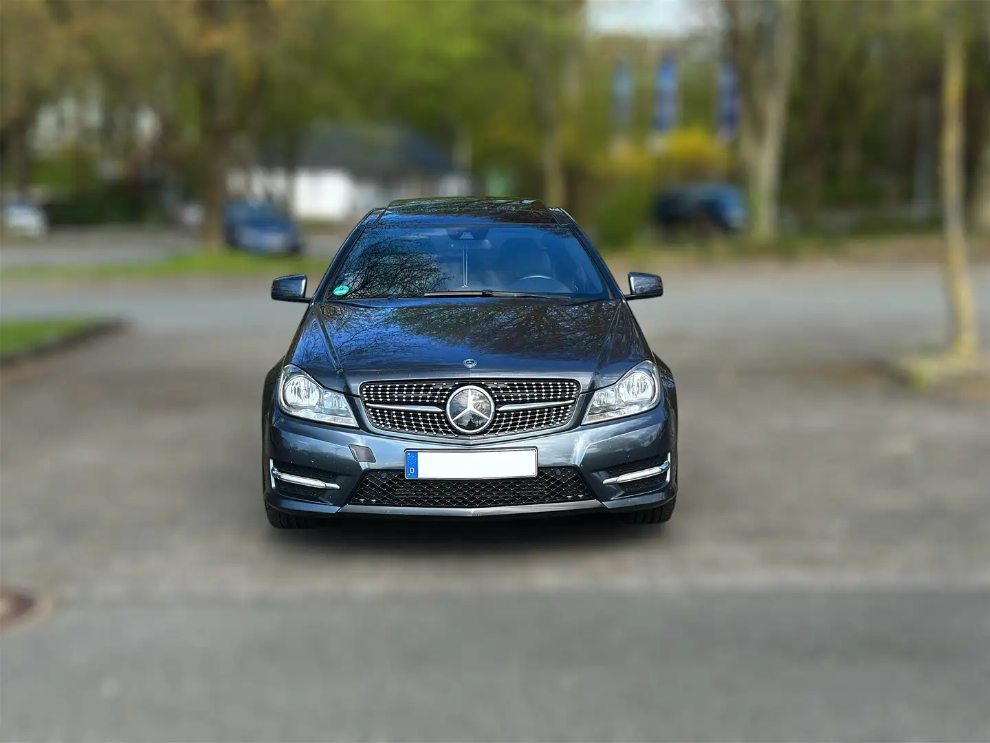 Mercedes-Benz C 220 AMG line CDI Coupe 7G-TRONIC Sport Paket 19 zoll Grau - 2